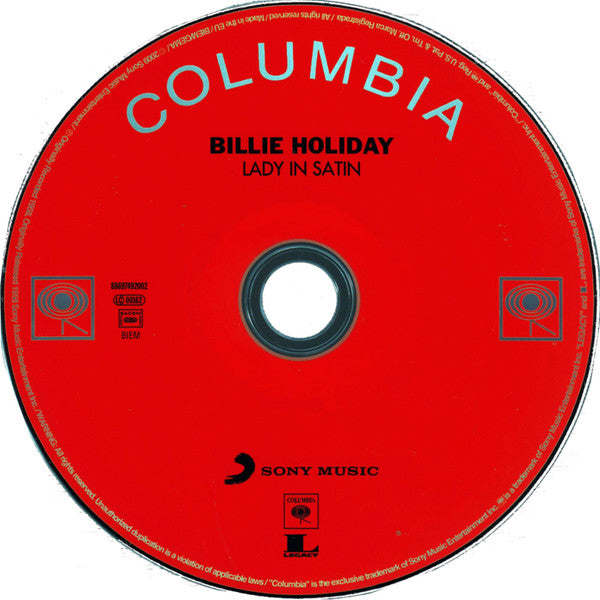 Billie Holiday / Ray Ellis And His Orchestra : Lady In Satin (CD, Album, RE, RM)