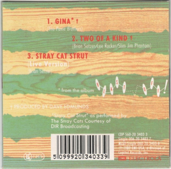 Stray Cats : Gina (CD, Mini)