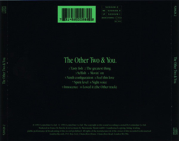 The Other Two : The Other Two & You (CD, Album)