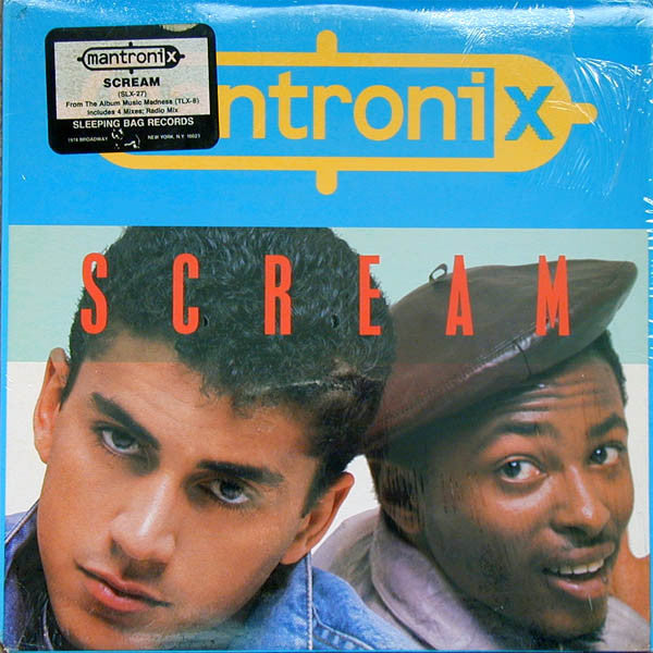 Mantronix : Scream (12", Single)