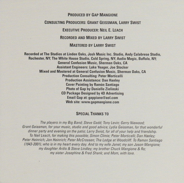 Gap Mangione : Stolen Moments (CD)