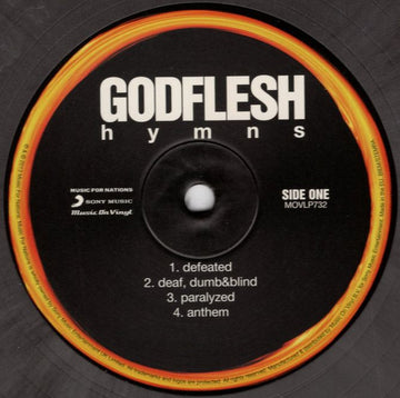 Godflesh : Hymns (2xLP, Album, Ltd, Num, RE, RM, Sil)