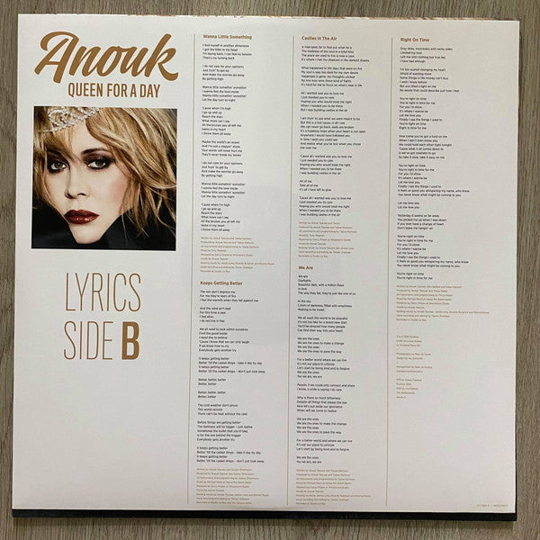 Anouk : Queen For A Day (LP, Album, Ltd, Num, RE, Whi)