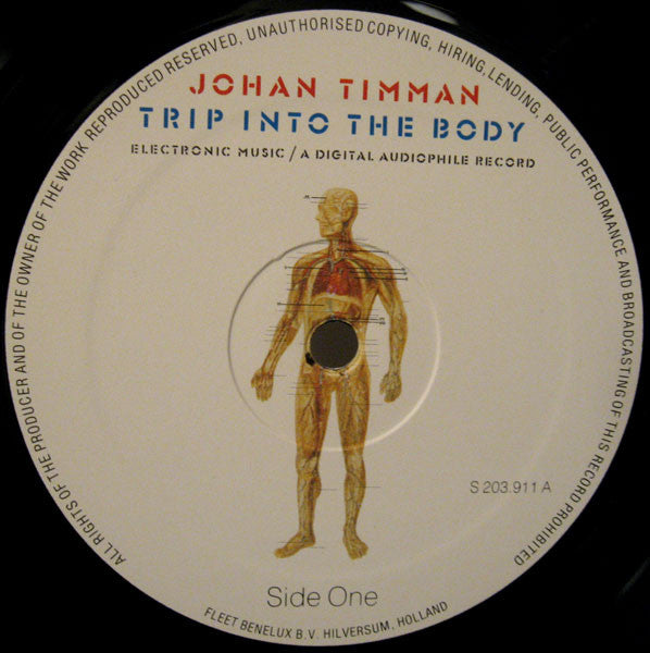 Johan Timman : Trip Into The Body (LP, Album, Gat)