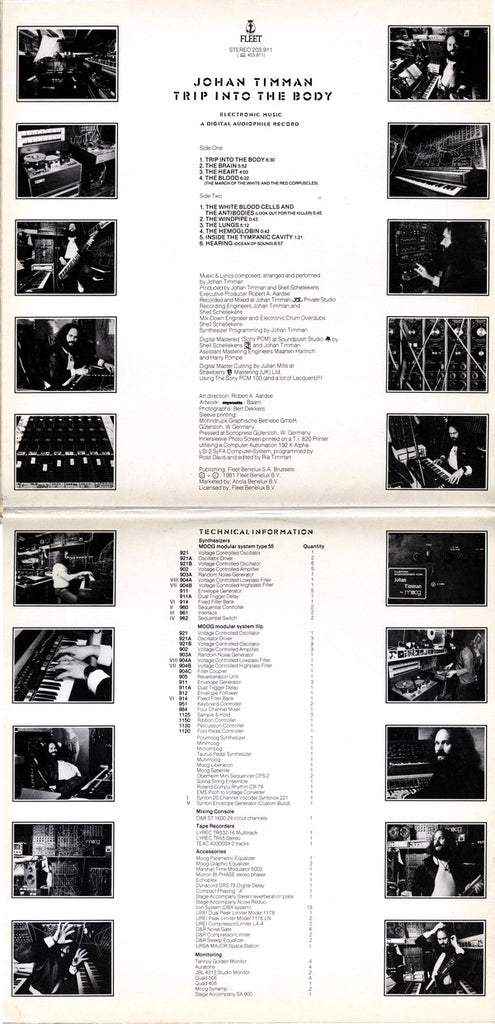Johan Timman : Trip Into The Body (LP, Album, Gat)