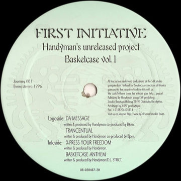 First Initiative : Handyman's Unreleased Project: Basketcase Vol. 1 (12")