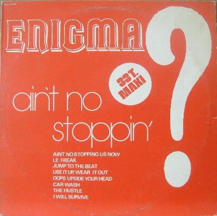 Enigma (2) : Ain't No Stopping (12", Maxi)