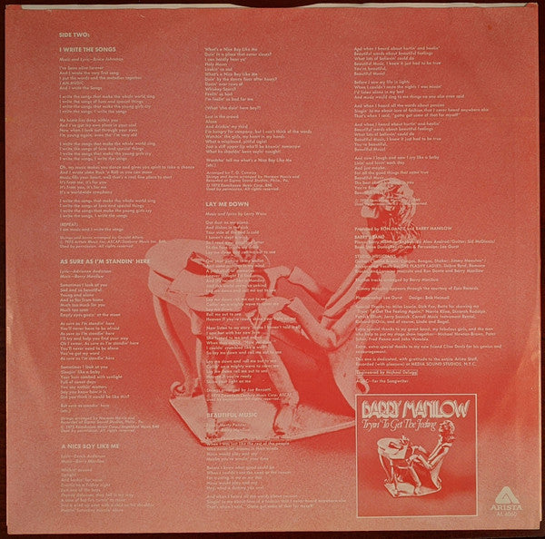 Barry Manilow : Tryin' To Get The Feeling (LP, Album, Quad)