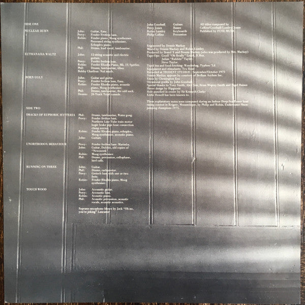 Brand X (3) : Unorthodox Behaviour (LP, Album)