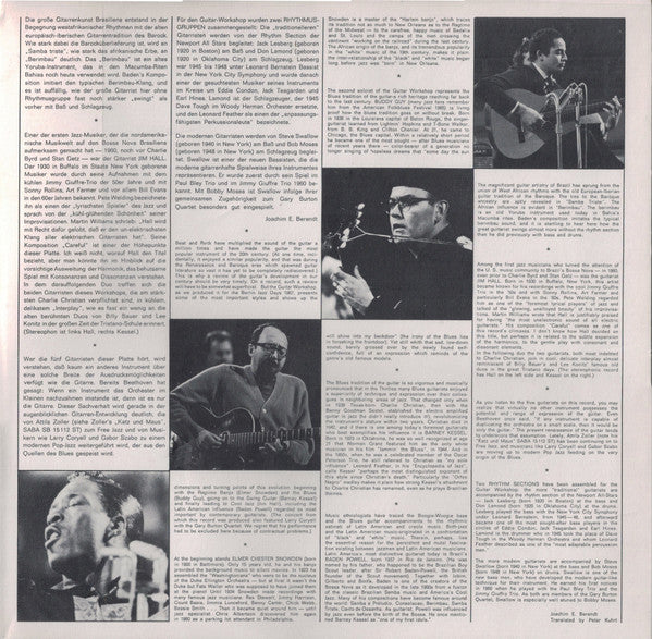 Various : Berlin Festival Guitar Workshop (LP, Album, Gat)