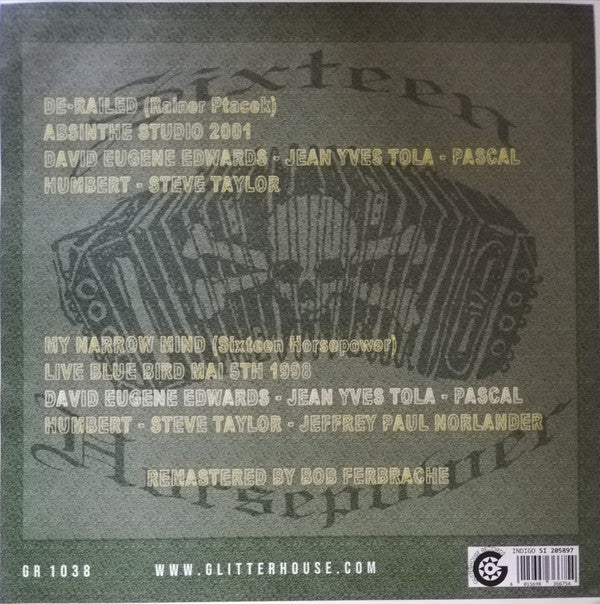 16 Horsepower : De-railed (7", Single, Ltd, Bro)