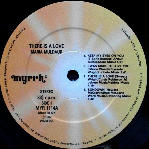 Maria Muldaur : There Is A Love (LP, Album)