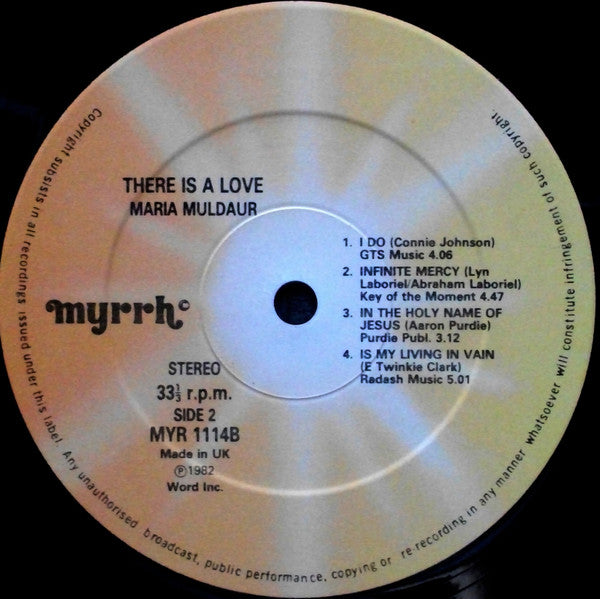 Maria Muldaur : There Is A Love (LP, Album)