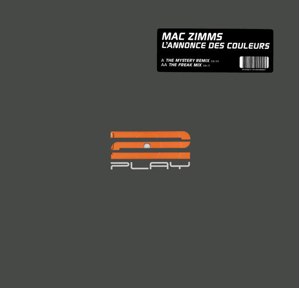 Mac Zimms : L'Annonce Des Couleurs (12", 2/2)
