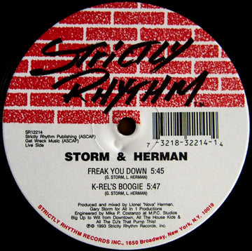 Storm & Herman : Freak You Down (12")