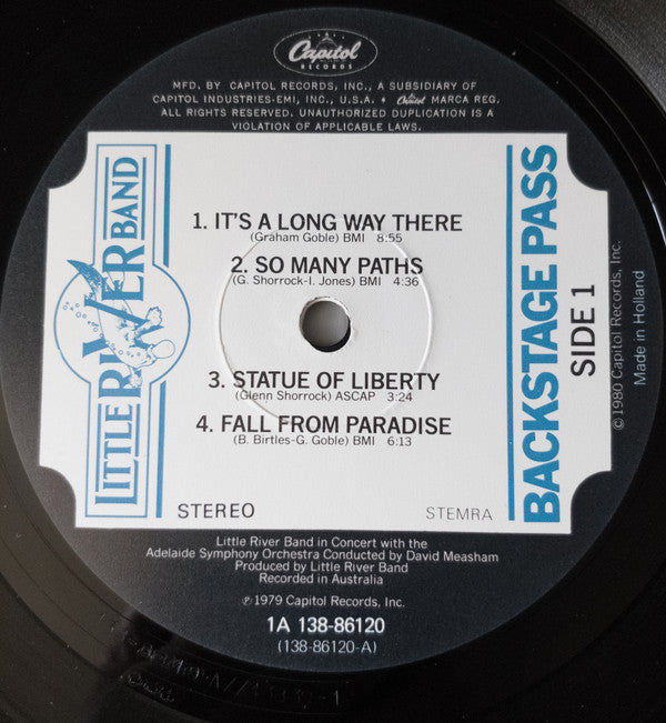 Little River Band : Backstage Pass (2xLP)