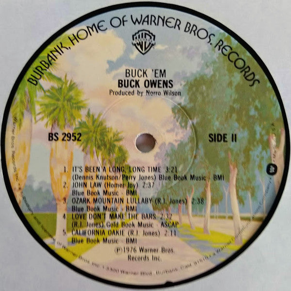 Buck Owens : Buck 'em (LP, Album, Win)