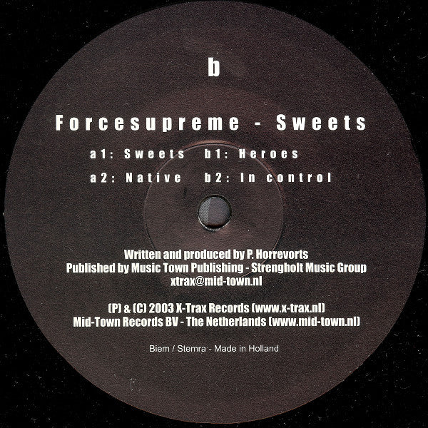 Forcesupreme : Sweets (12")