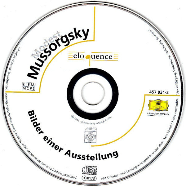 Modest Mussorgsky | Lazar Berman | Berliner Philharmoniker · Herbert von Karajan : Bilder Einer Ausstellung (CD, Comp, RE)