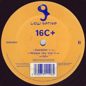 16C+ : Guarantee (12", Single)