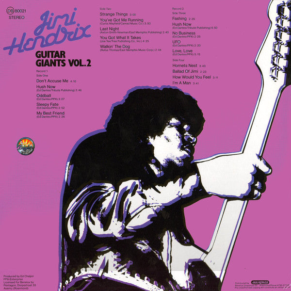 Jimi Hendrix : Guitar Giants Vol. 2 (2xLP, Comp)