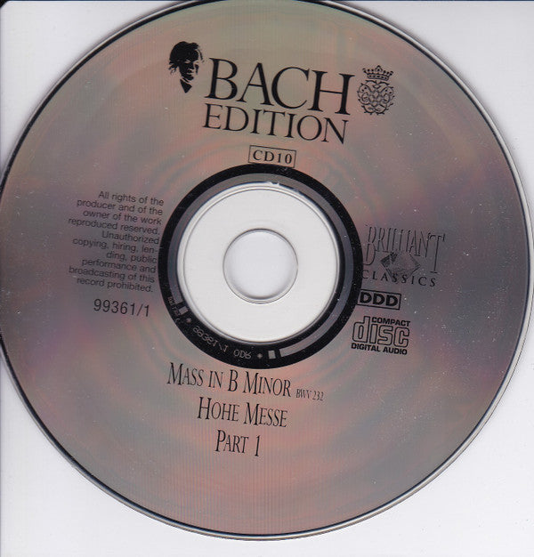 Johann Sebastian Bach : Vocal Works Vol. I / Vokalwerke (8xCD, Album + Box, Comp)