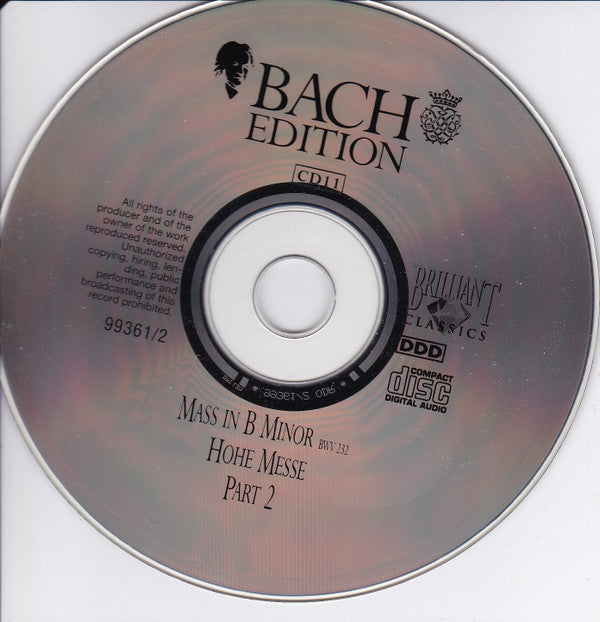 Johann Sebastian Bach : Vocal Works Vol. I / Vokalwerke (8xCD, Album + Box, Comp)