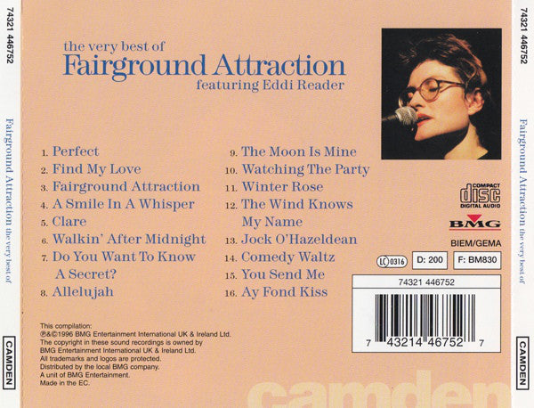 Fairground Attraction featuring Eddi Reader : The Very Best Of Fairground Attraction (CD, Comp)
