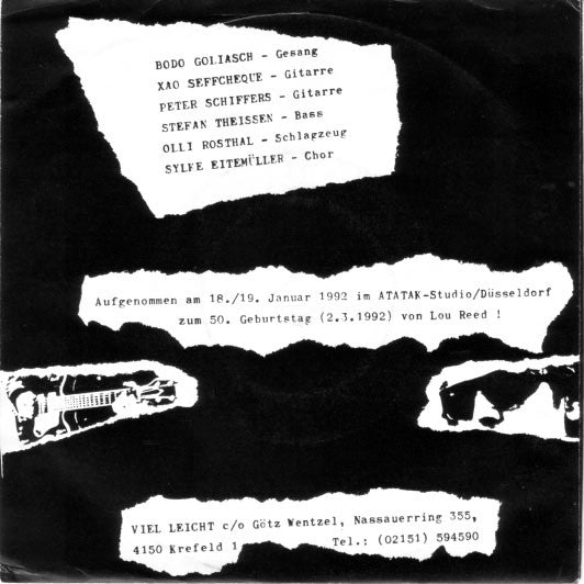 The Blue Angel Lounge : Sonntag Morgen / Das Gewisse Etwas (7", Single)