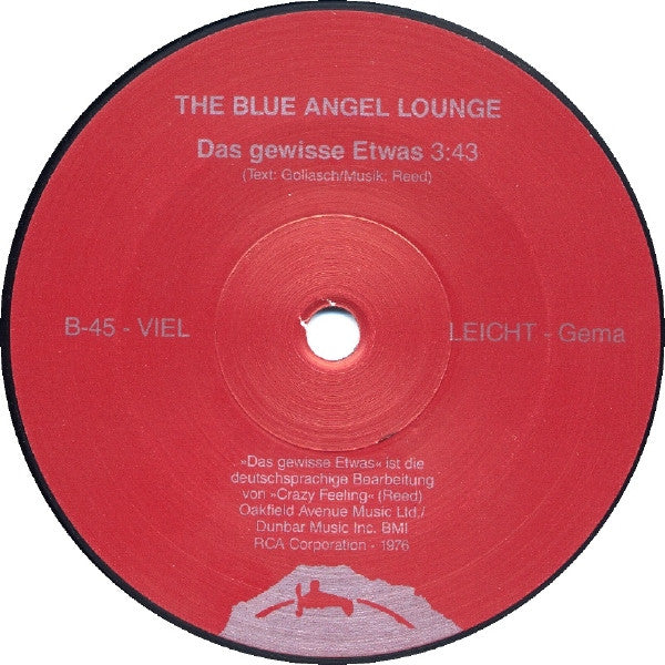 The Blue Angel Lounge : Sonntag Morgen / Das Gewisse Etwas (7", Single)