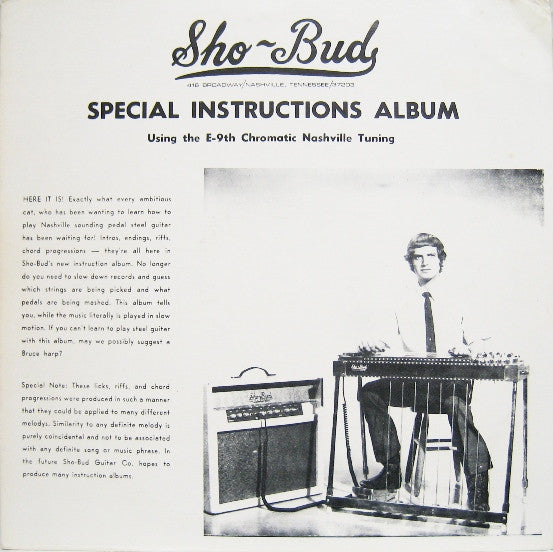Neil Flanz : Special Instruction Album (Using The E-9th Chromatic Nashville Tuning) (LP, Album, Ltd, Promo)
