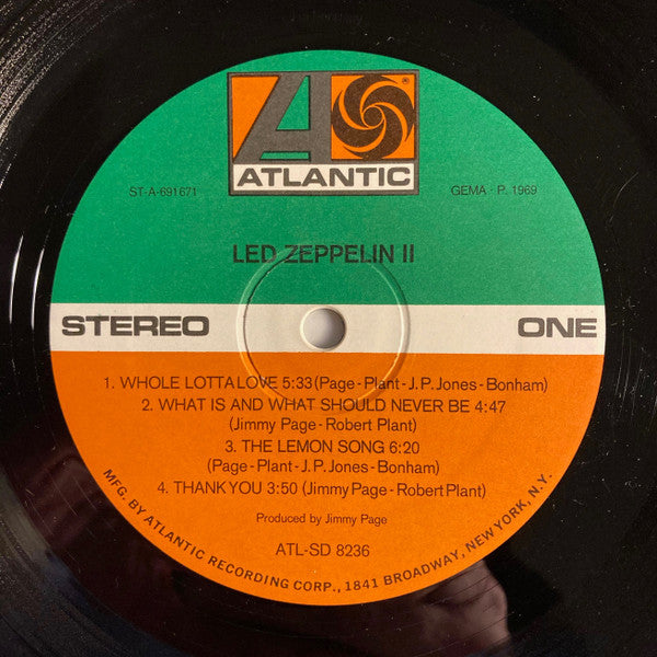 Led Zeppelin : Led Zeppelin II (LP, Album, Gat)