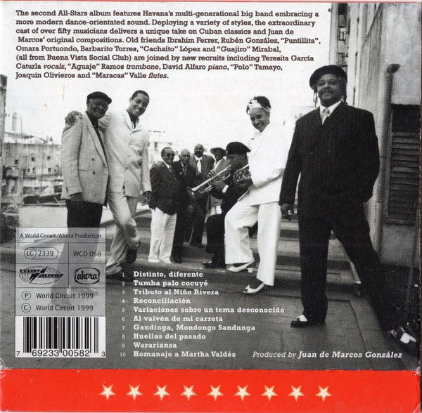 Afro-Cuban All Stars : Distinto, Diferente (CD, Album, Sli)