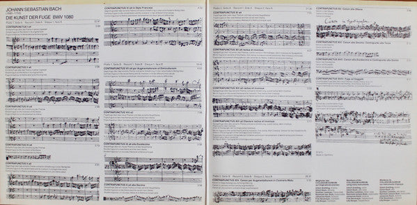 J.S.Bach* - Mitglieder des Collegium Aureum* : Die Kunst Der Fuge (2xLP, Album, Gat)