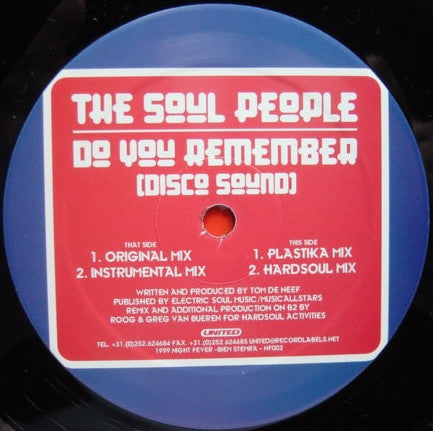 The Soul People : Do You Remember (Disco Sound) (12")