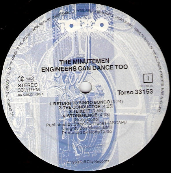 The Minutemen : Engineers Can Dance Too (LP, Album)
