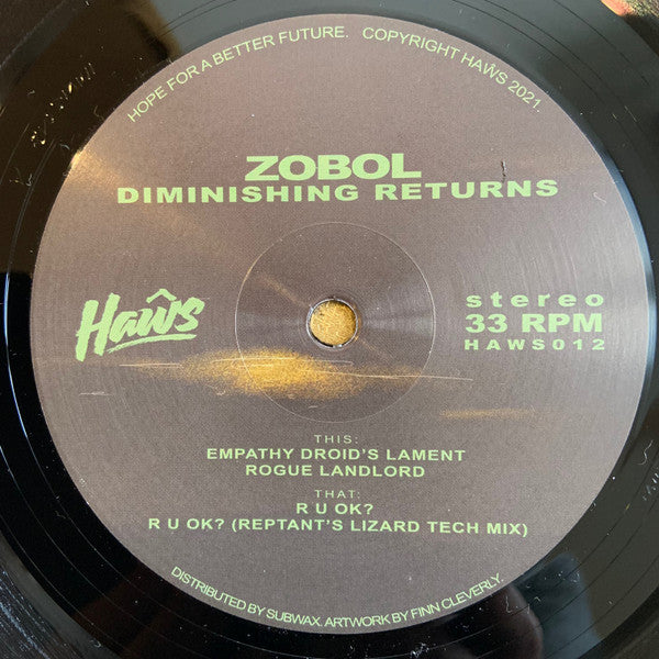 Zobol : Diminishing Returns (12", EP)