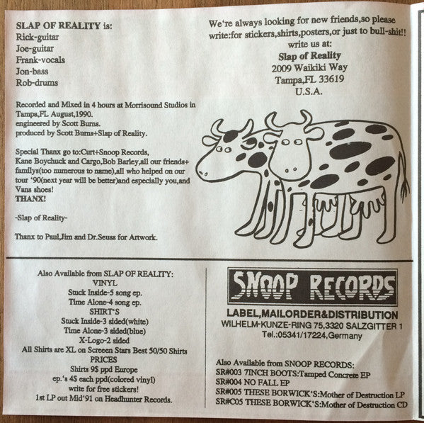 Slap Of Reality : Fletch (7", Single)