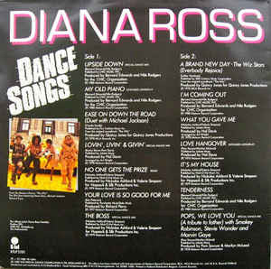 Diana Ross : Dance Songs (LP, Album, Comp)