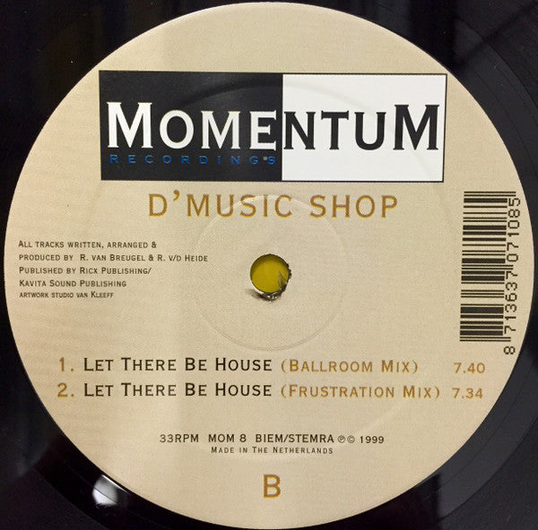 D'Music Shop : Stop The Violent (12", Com)