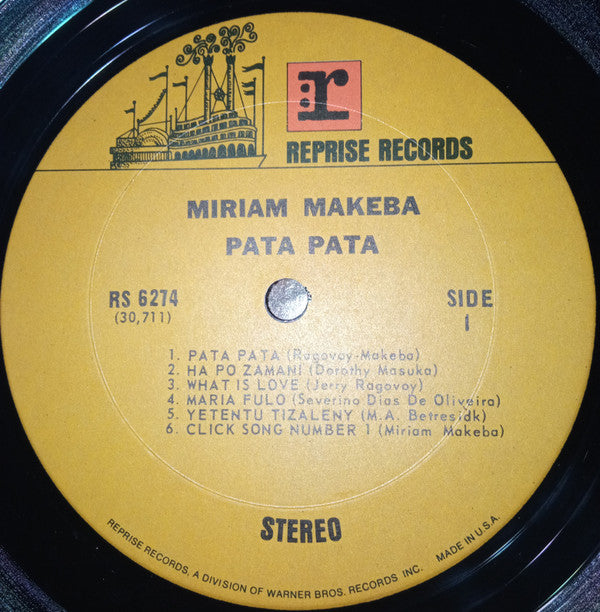 Miriam Makeba : Pata Pata (LP, Album, RE, Pit)
