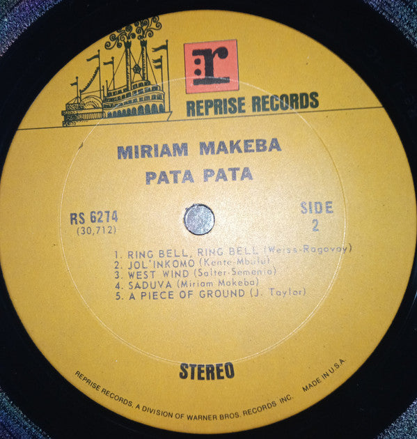 Miriam Makeba : Pata Pata (LP, Album, RE, Pit)