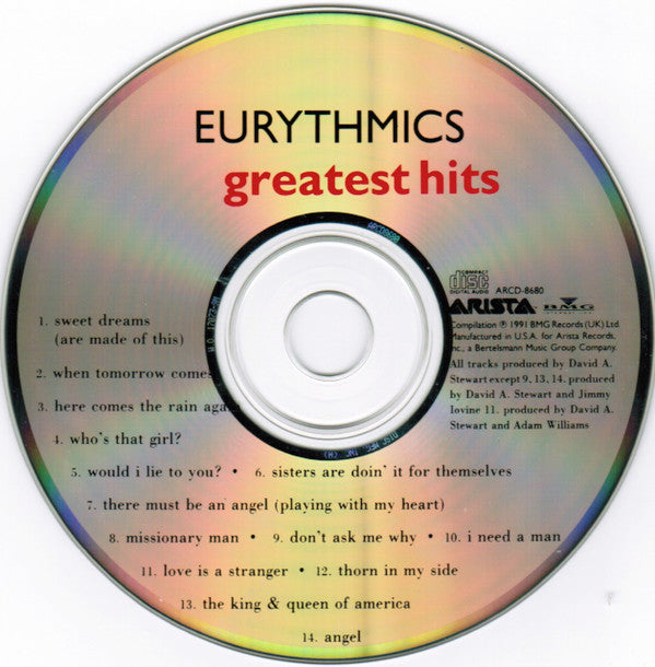 Eurythmics : Greatest Hits (CD, Comp)
