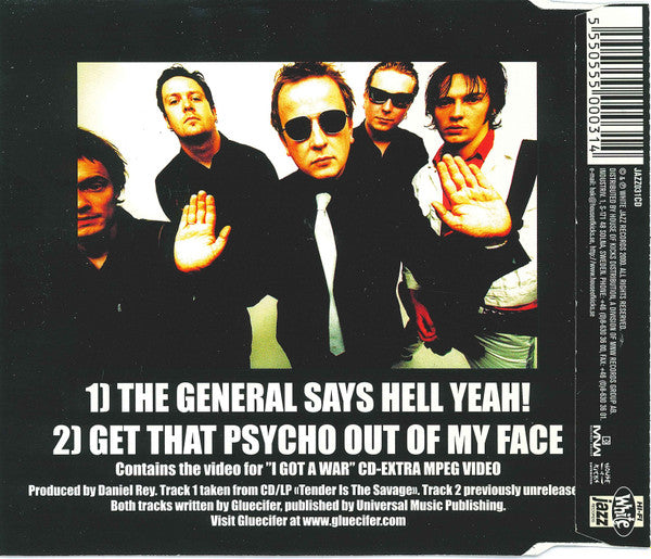 Gluecifer : The General Says Hell Yeah! (CD, Single, Enh)