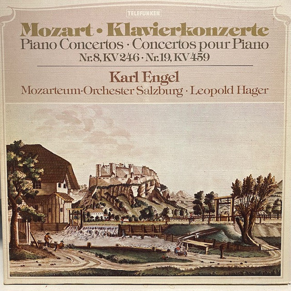 Wolfgang Amadeus Mozart, Karl Engel, Das Mozarteum Orchester Salzburg, Leopold Hager : Klavierkonzerte - Piano Concertos - Concertos Pour Piano Nr.8, KV246 - Nr.19, KV459 (LP, Gat)