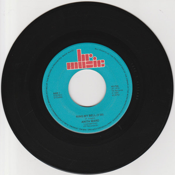 Anita Ward / Foxy : Ring My Bell / Get Off (7", Single, Red)