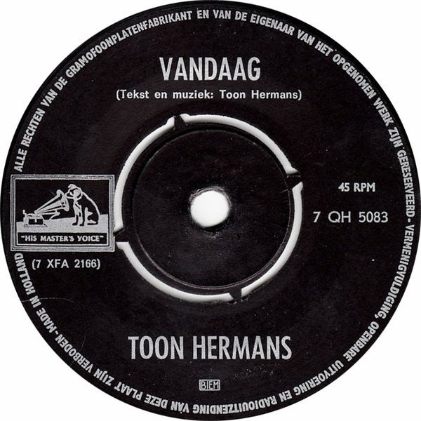 Toon Hermans : Marie (7", Single, 4-P)