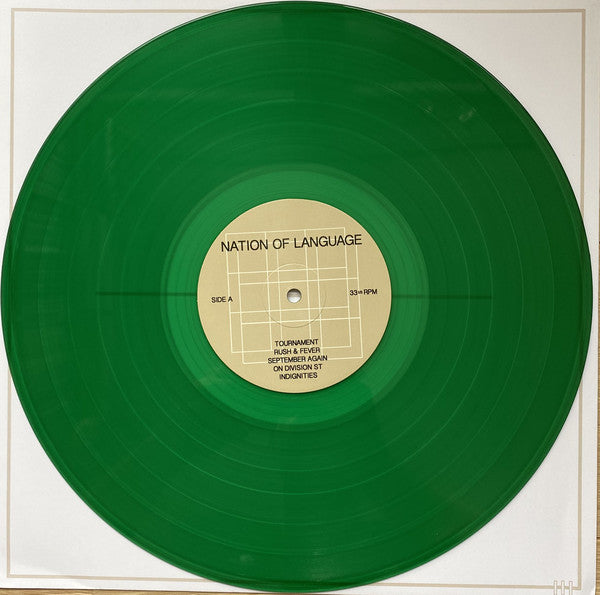 Nation Of Language : Introduction, Presence (LP, Ltd, RP, Gre)