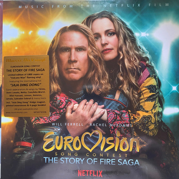 Various : Eurovision Song Contest: The Story Of Fire Saga (Music From The Netflix Film) (LP, Album, Ltd, Num, RP, Ora)