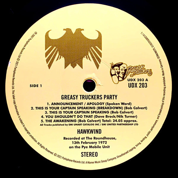 Hawkwind : Greasy Truckers Party (2xLP, Album, RSD, Gat)